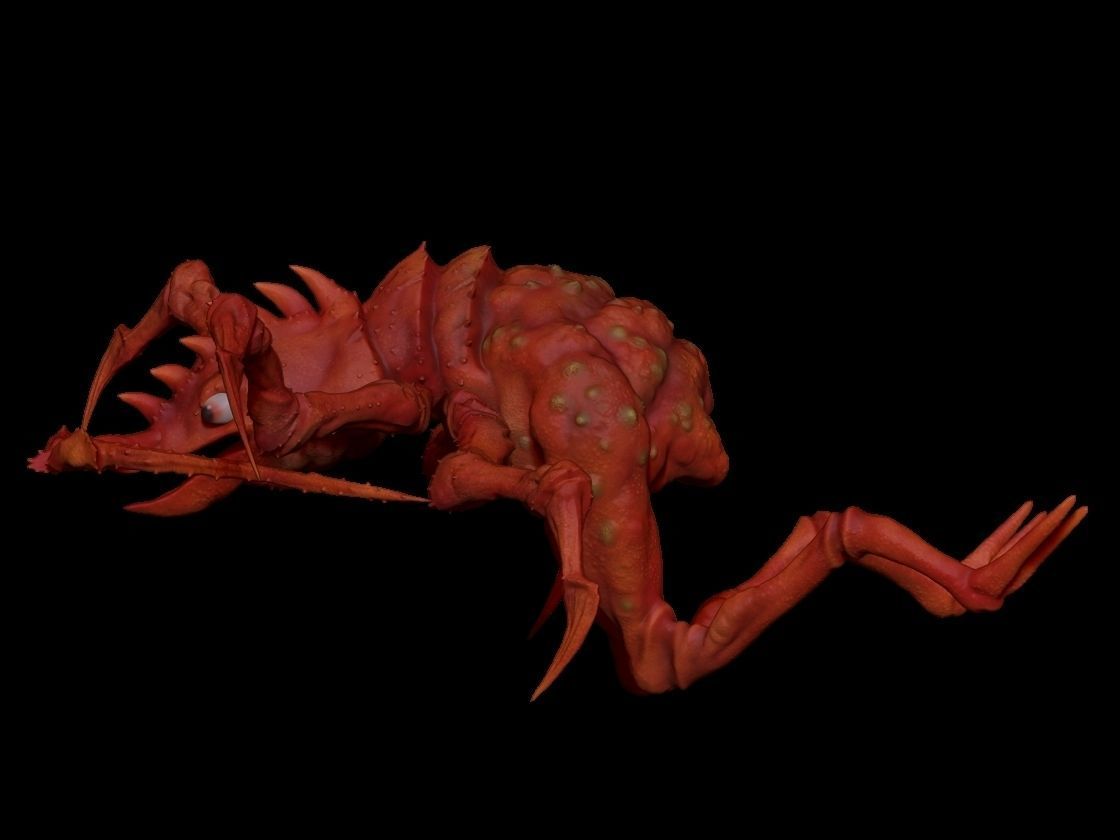 lobster demon 3D model_1