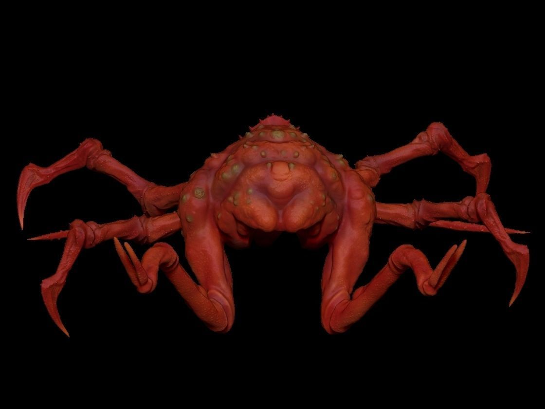 lobster demon 3D model_4