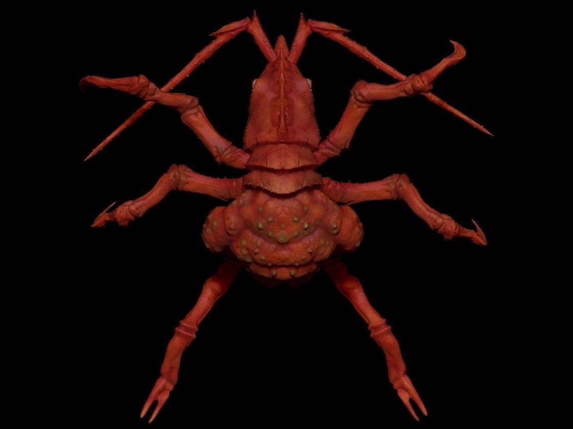 lobster demon 3D model_5