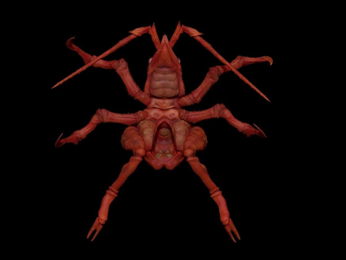 lobster demon 3D model_3
