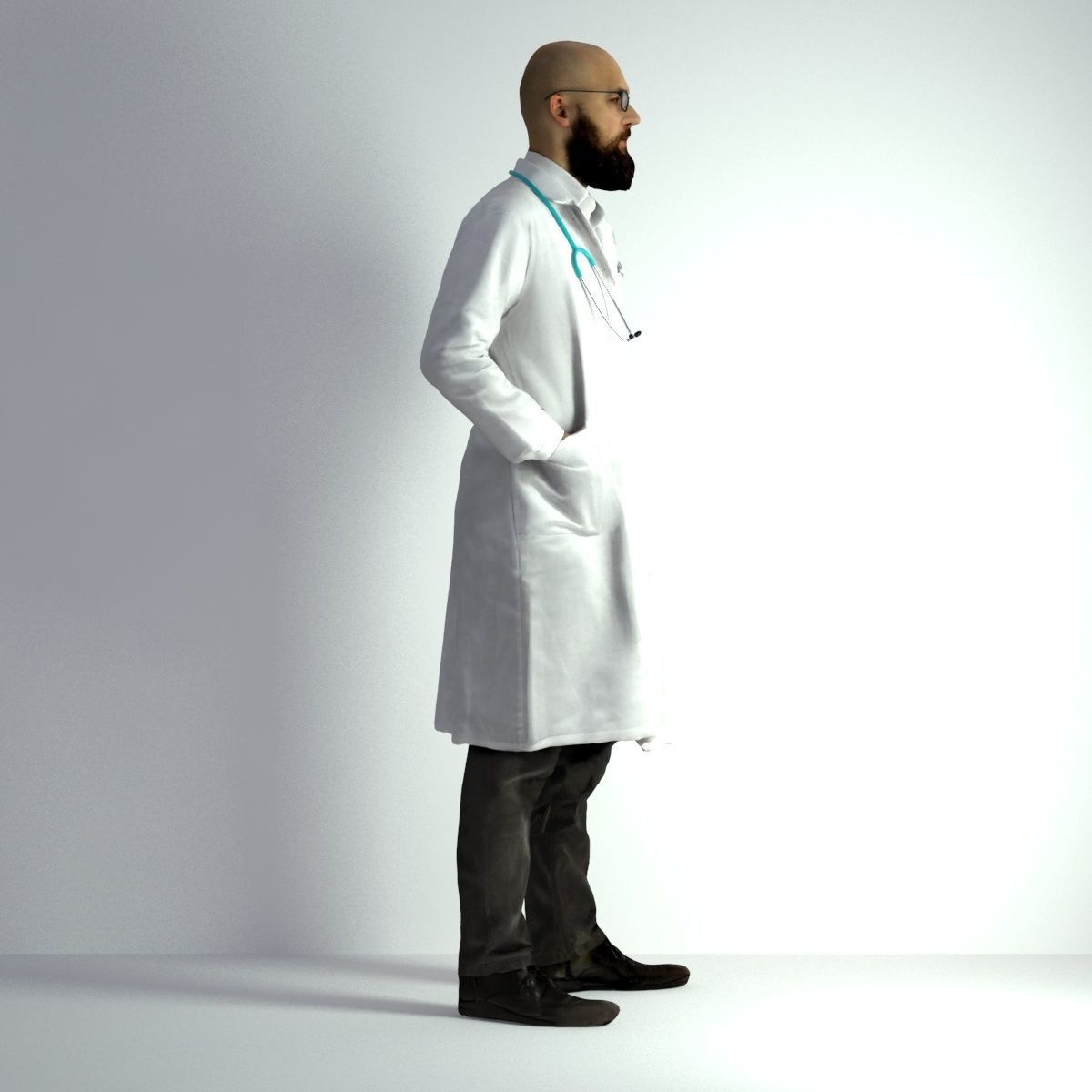 3D Scan Man Doctor 020 3D model_13