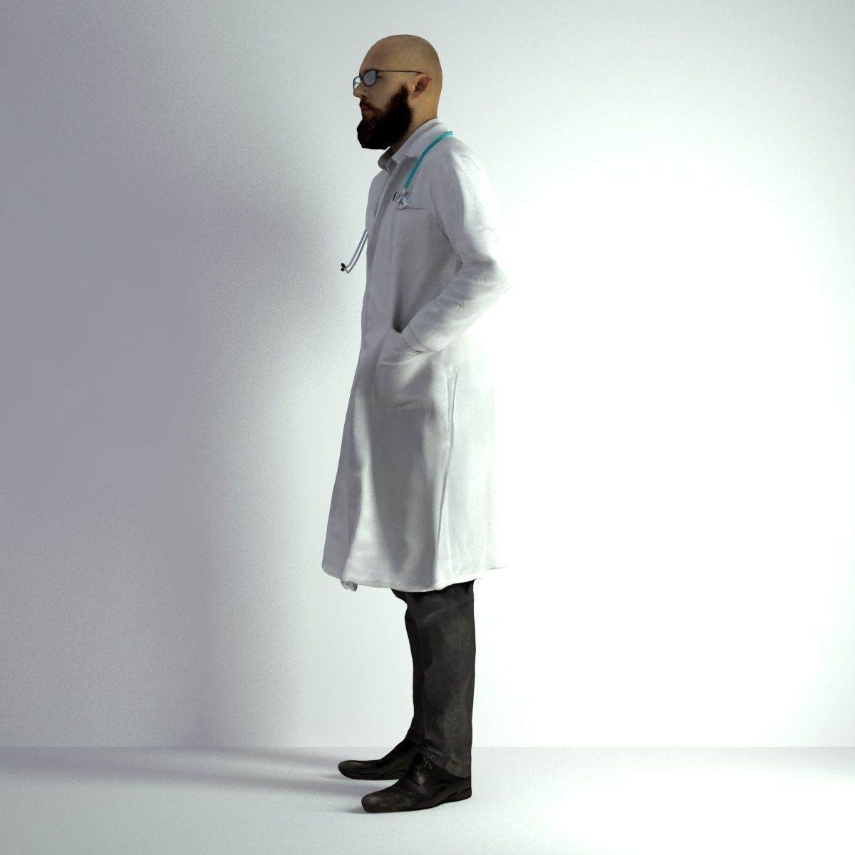 3D Scan Man Doctor 020 3D model_34