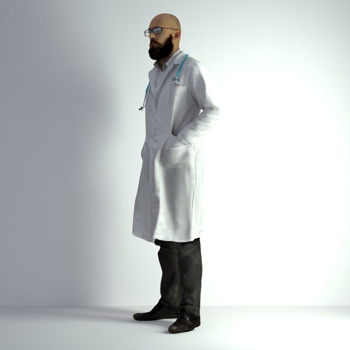 3D Scan Man Doctor 020 3D model_36