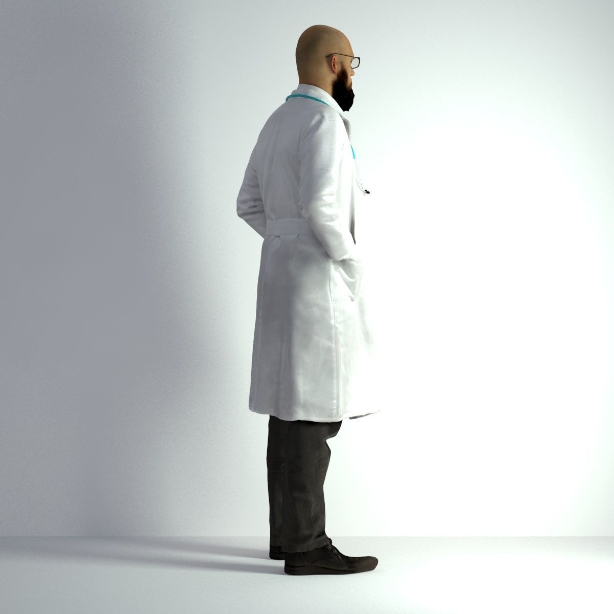 3D Scan Man Doctor 020 3D model_17