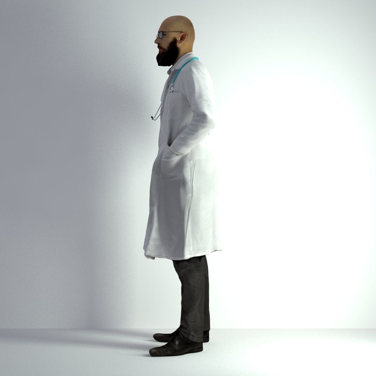 3D Scan Man Doctor 020 3D model_33