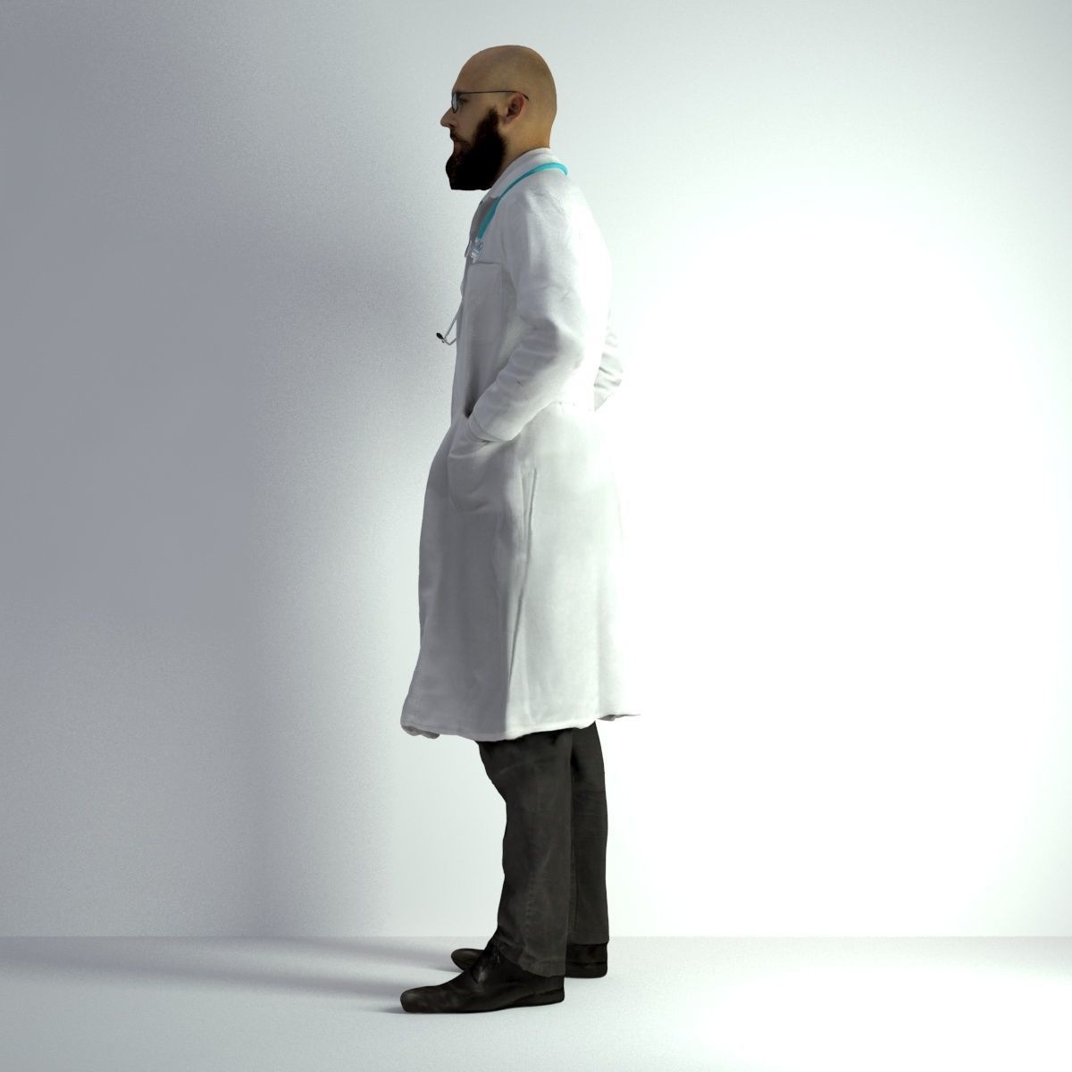 3D Scan Man Doctor 020 3D model_32