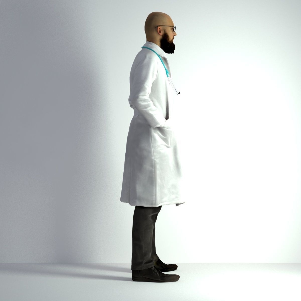 3D Scan Man Doctor 020 3D model_15