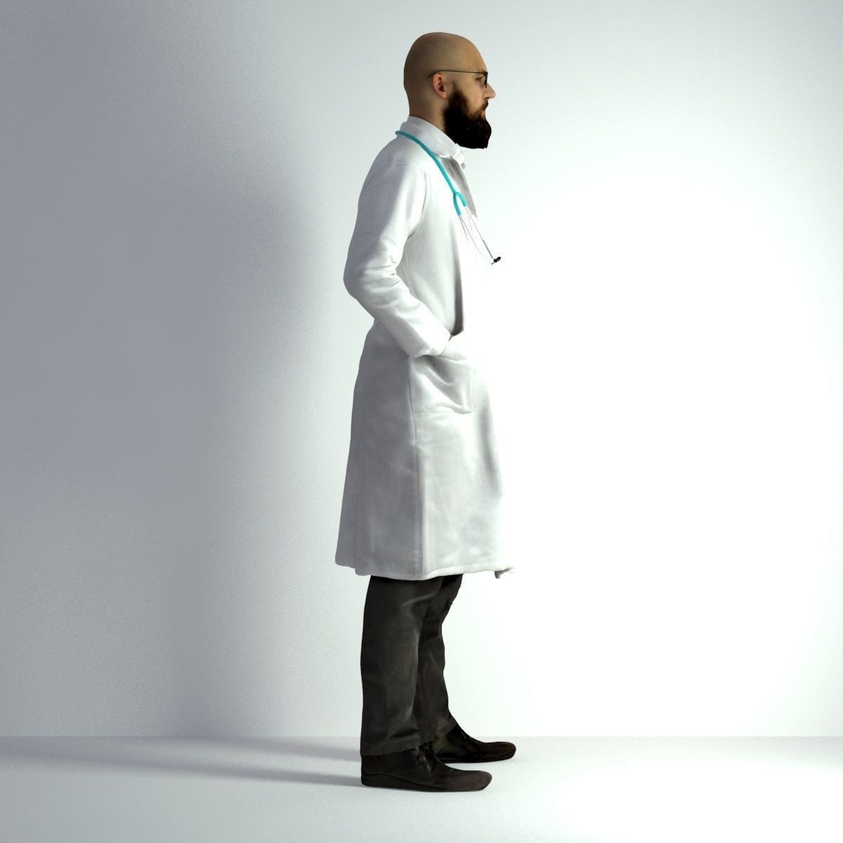 3D Scan Man Doctor 020 3D model_14