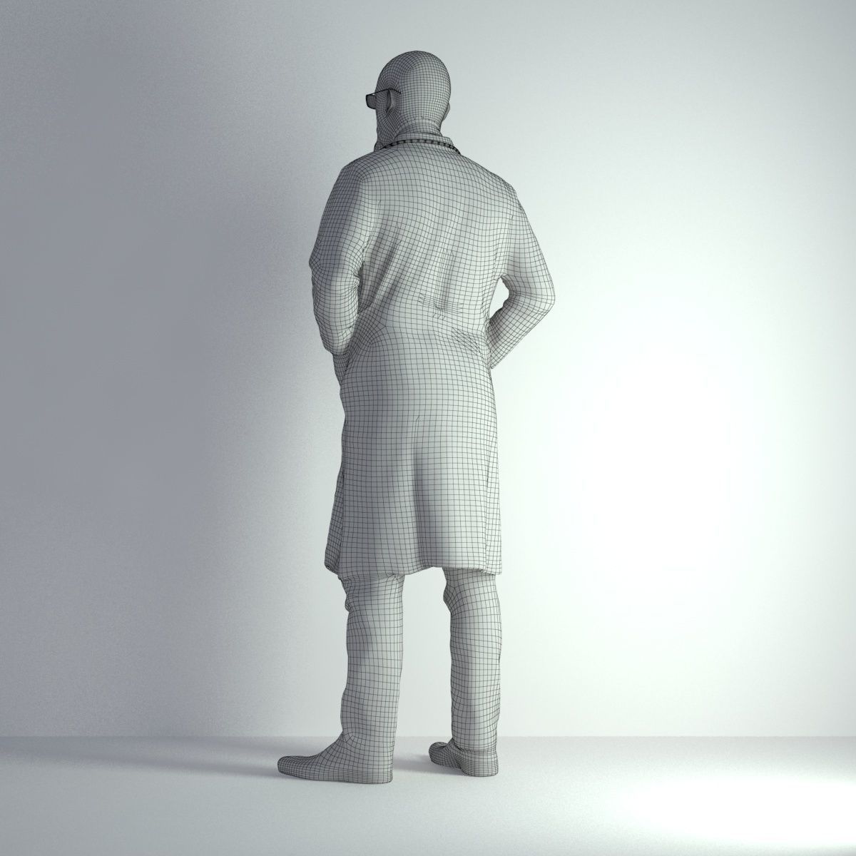 3D Scan Man Doctor 020 3D model_3