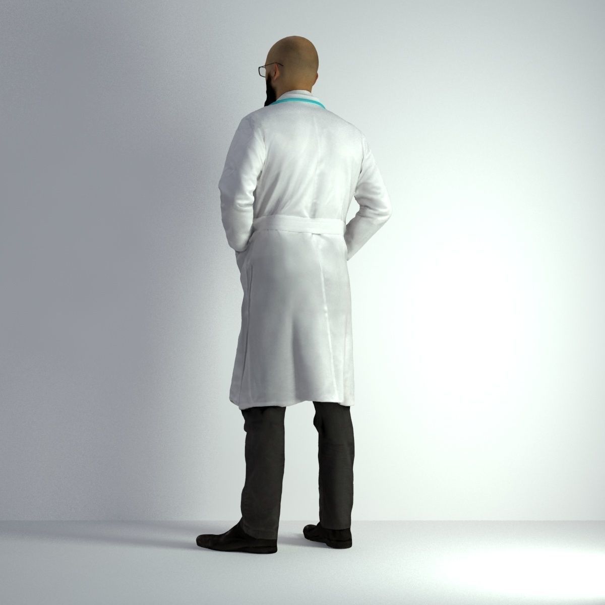3D Scan Man Doctor 020 3D model_2