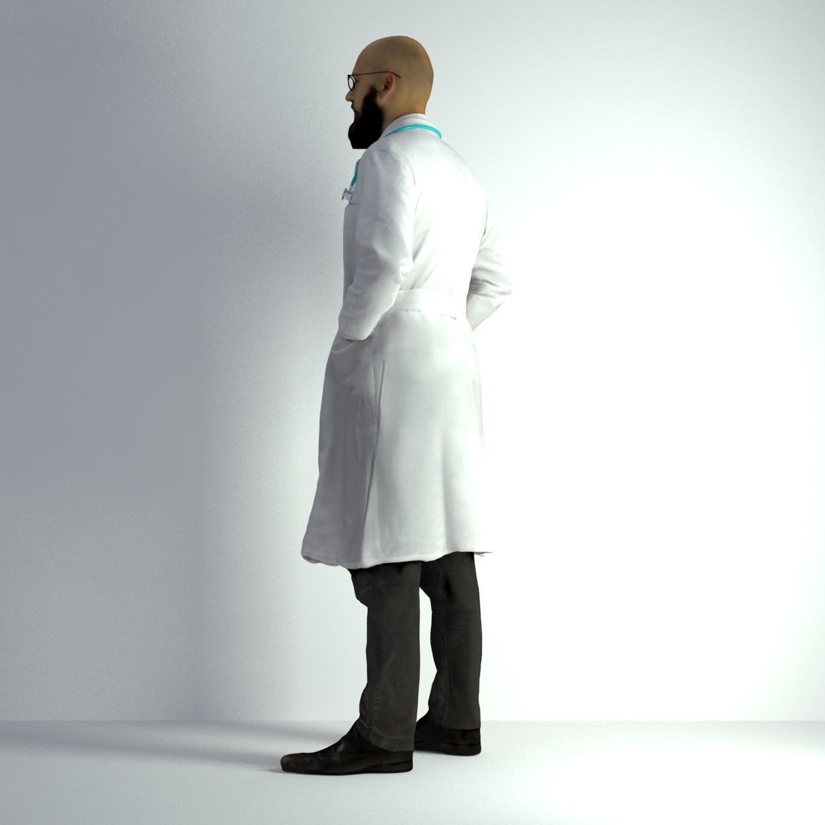 3D Scan Man Doctor 020 3D model_30