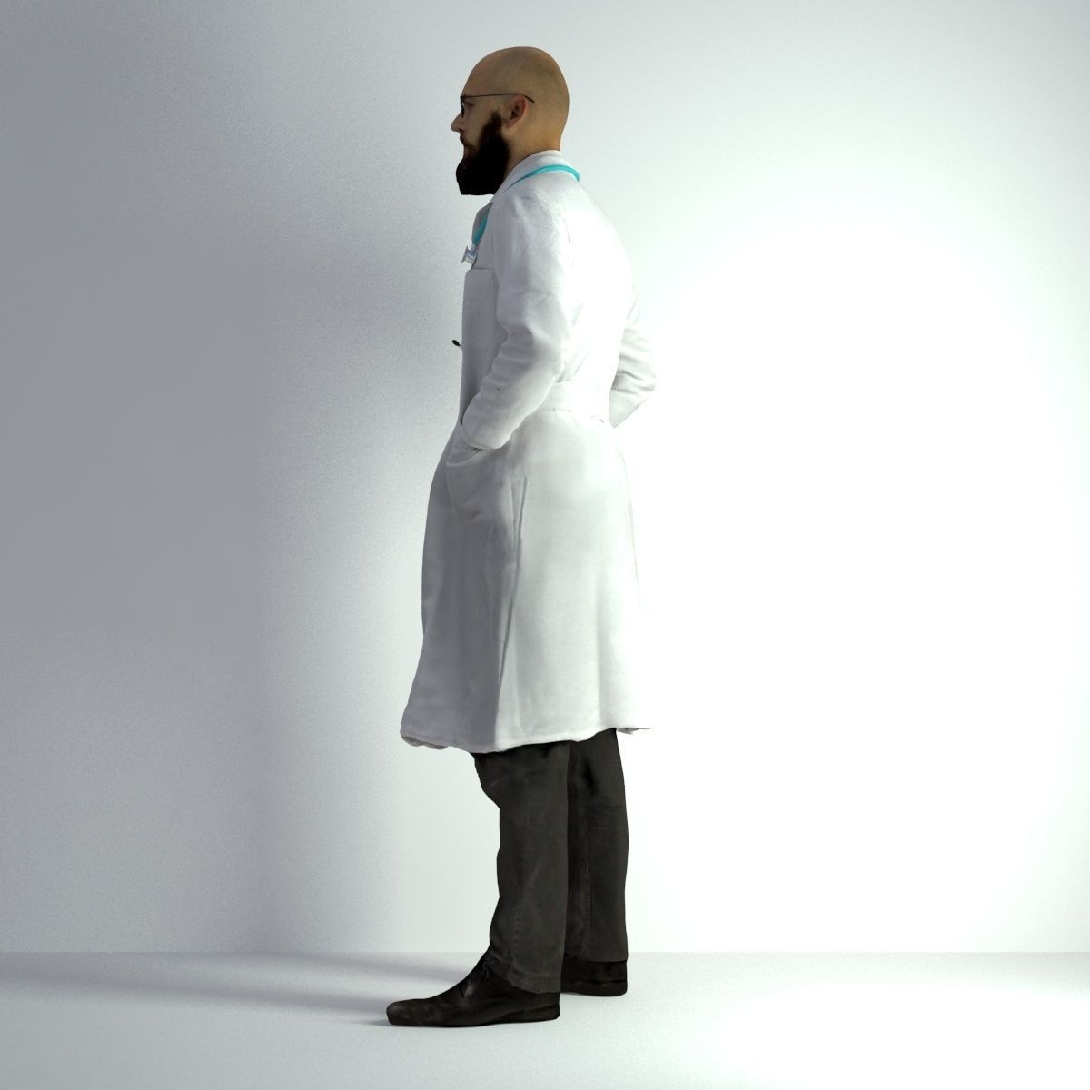 3D Scan Man Doctor 020 3D model_31