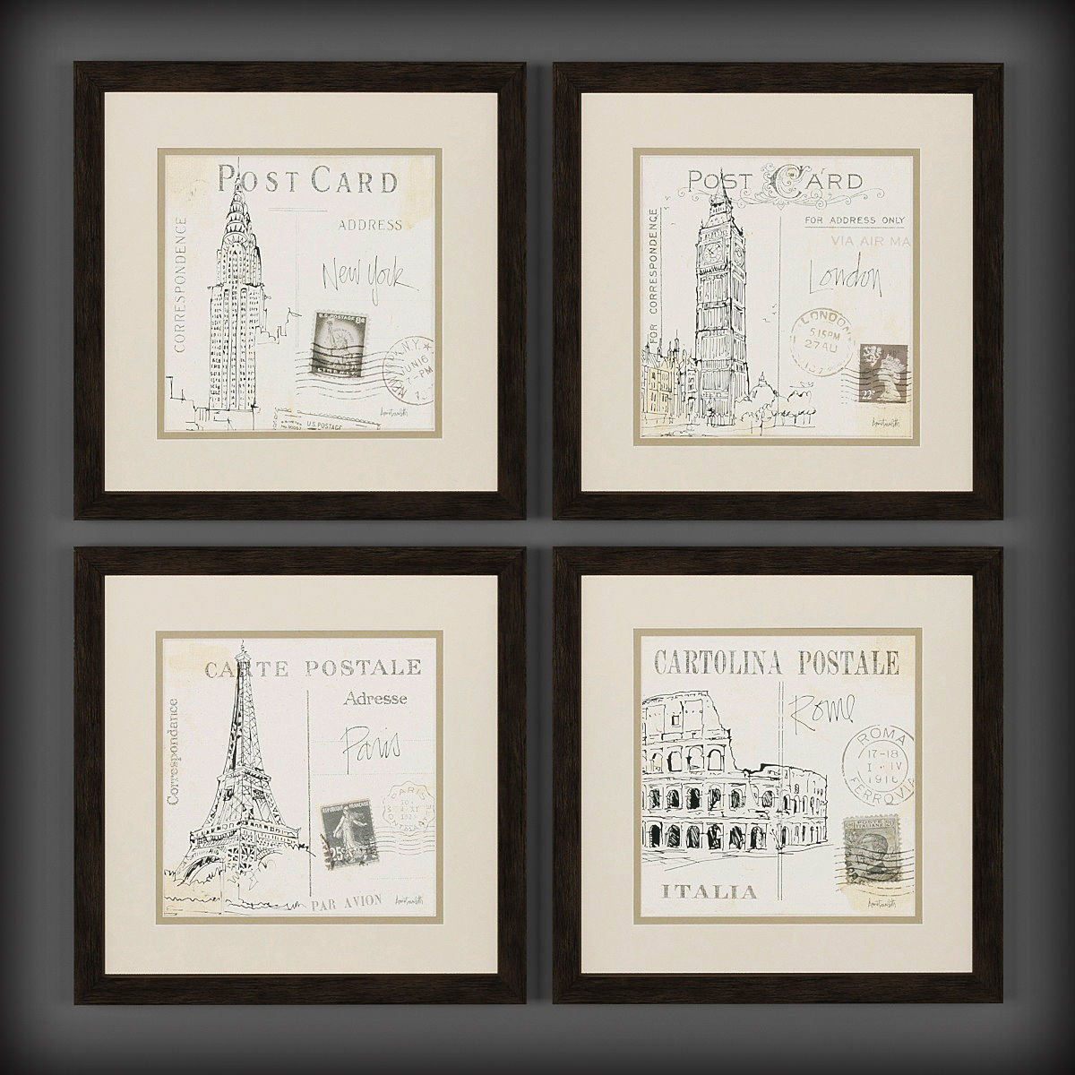 Picture Frames VR Low-poly 3D model_1