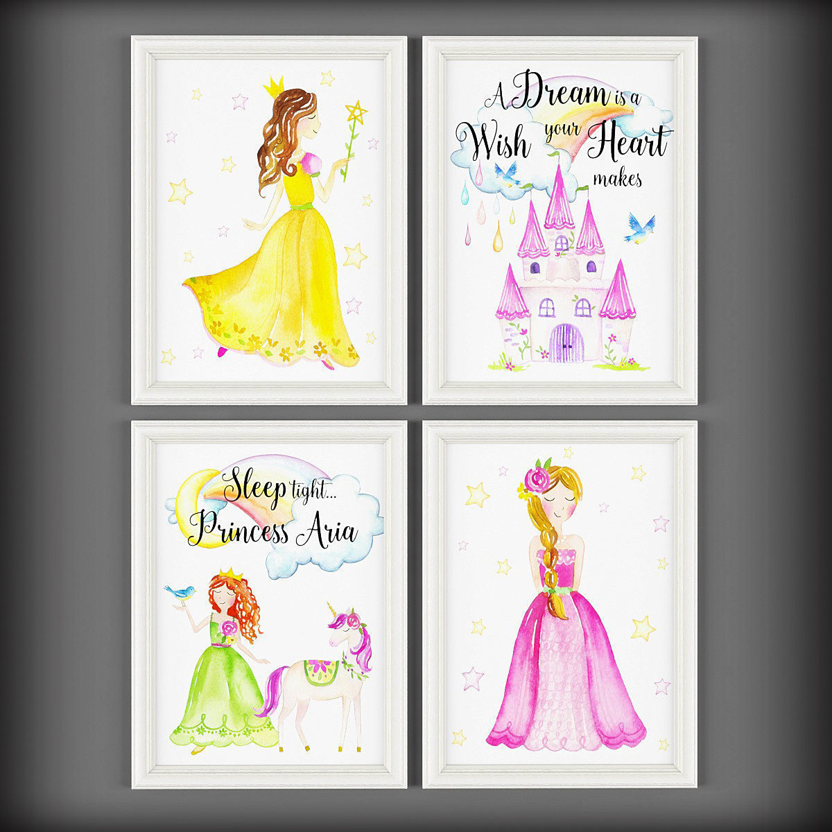 Picture Frames Low-poly 3D model_2