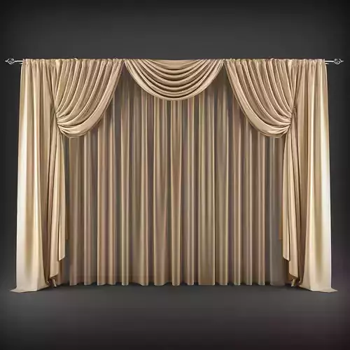 Curtain 3D model 319