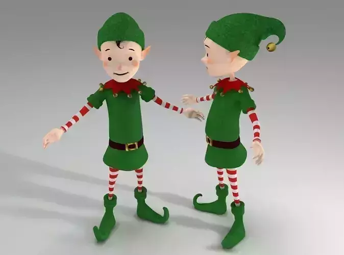 Christmas Elf animated