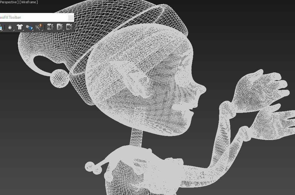 Christmas Elf animated 3D model_4