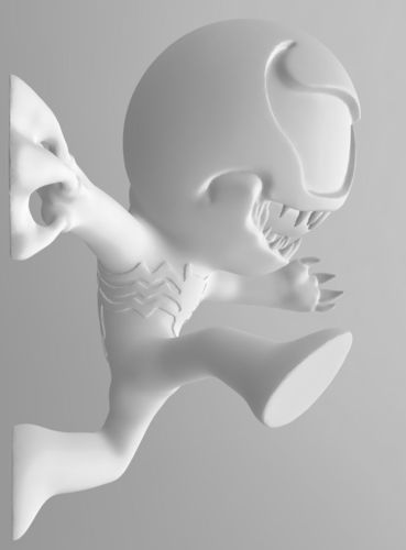 Venom Chibi Character 3D print model