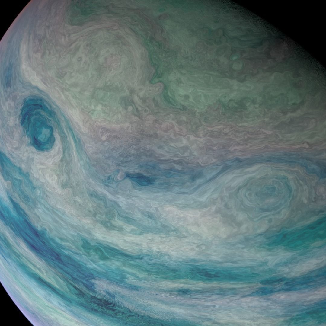 Alien planet model 3 - 16k photorealistic -warm gas giant Low-poly 3D model_3