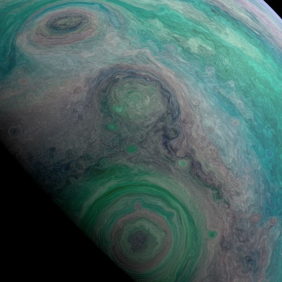 Alien planet model 3 - 16k photorealistic -warm gas giant Low-poly 3D model_5