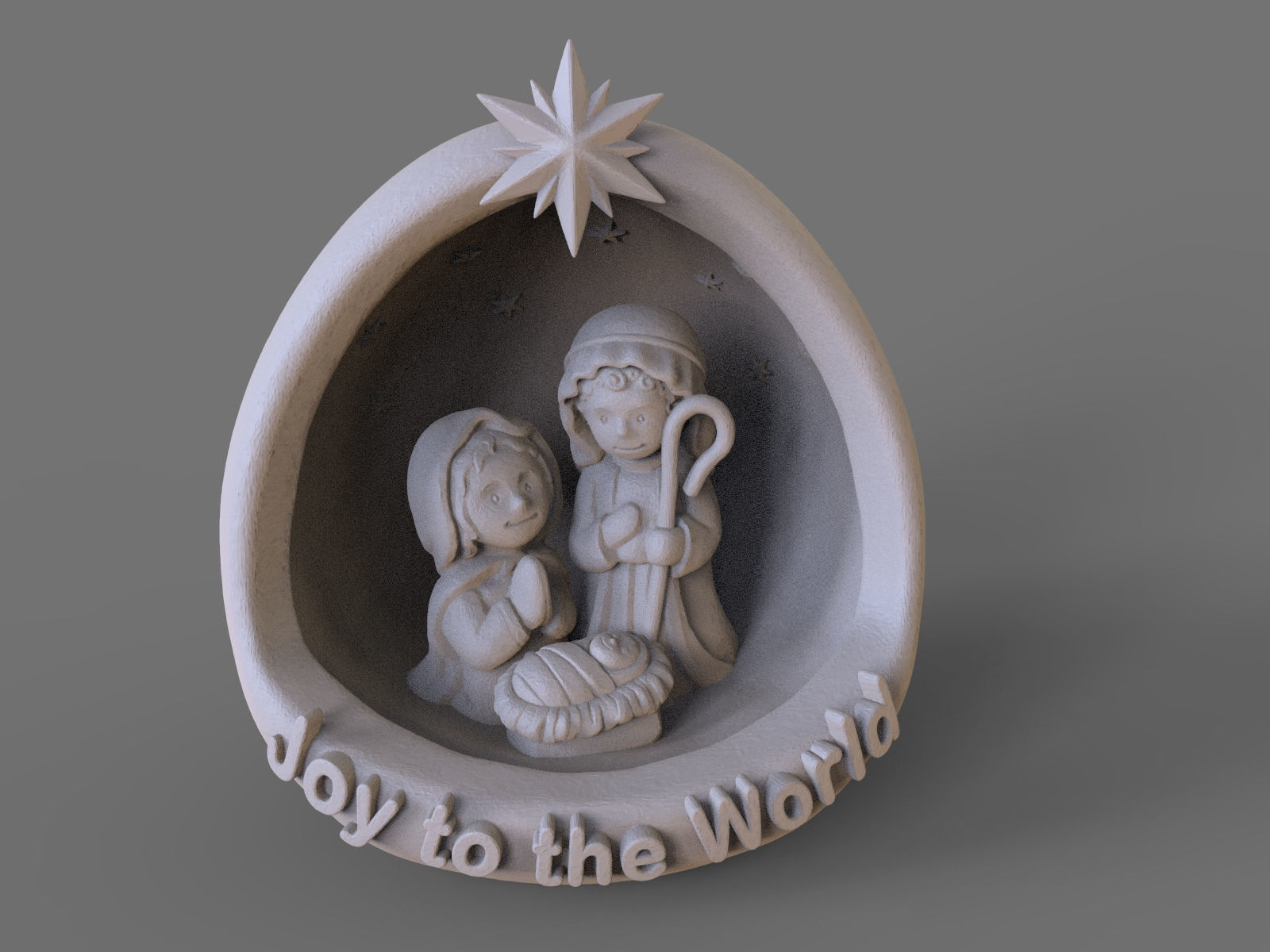 Nativity - Crib Free 3D print model_2