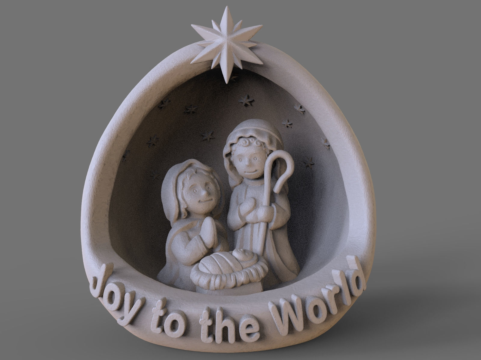 Nativity - Crib Free 3D print model_1