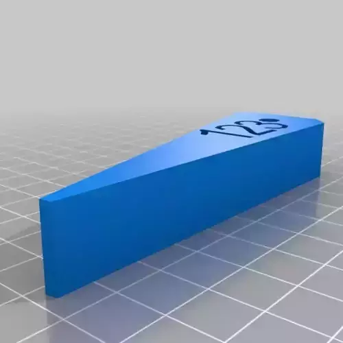 Customizable Firefighter Door Chock with more Fonts Free 3D print model