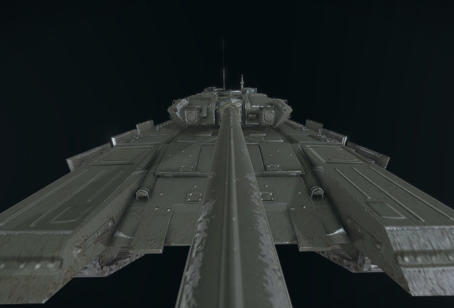 Russian Military Vehicles T90 Low-poly 3D model_4