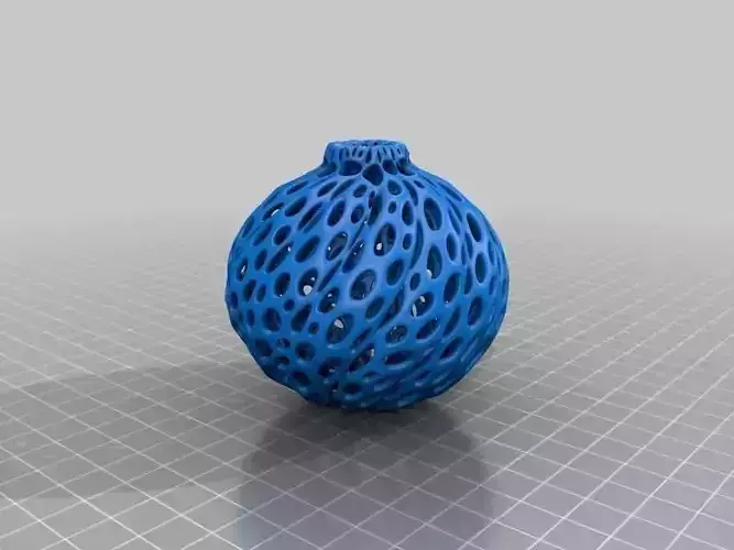 Twist Ornament - Voronoi Style Free 3D print model