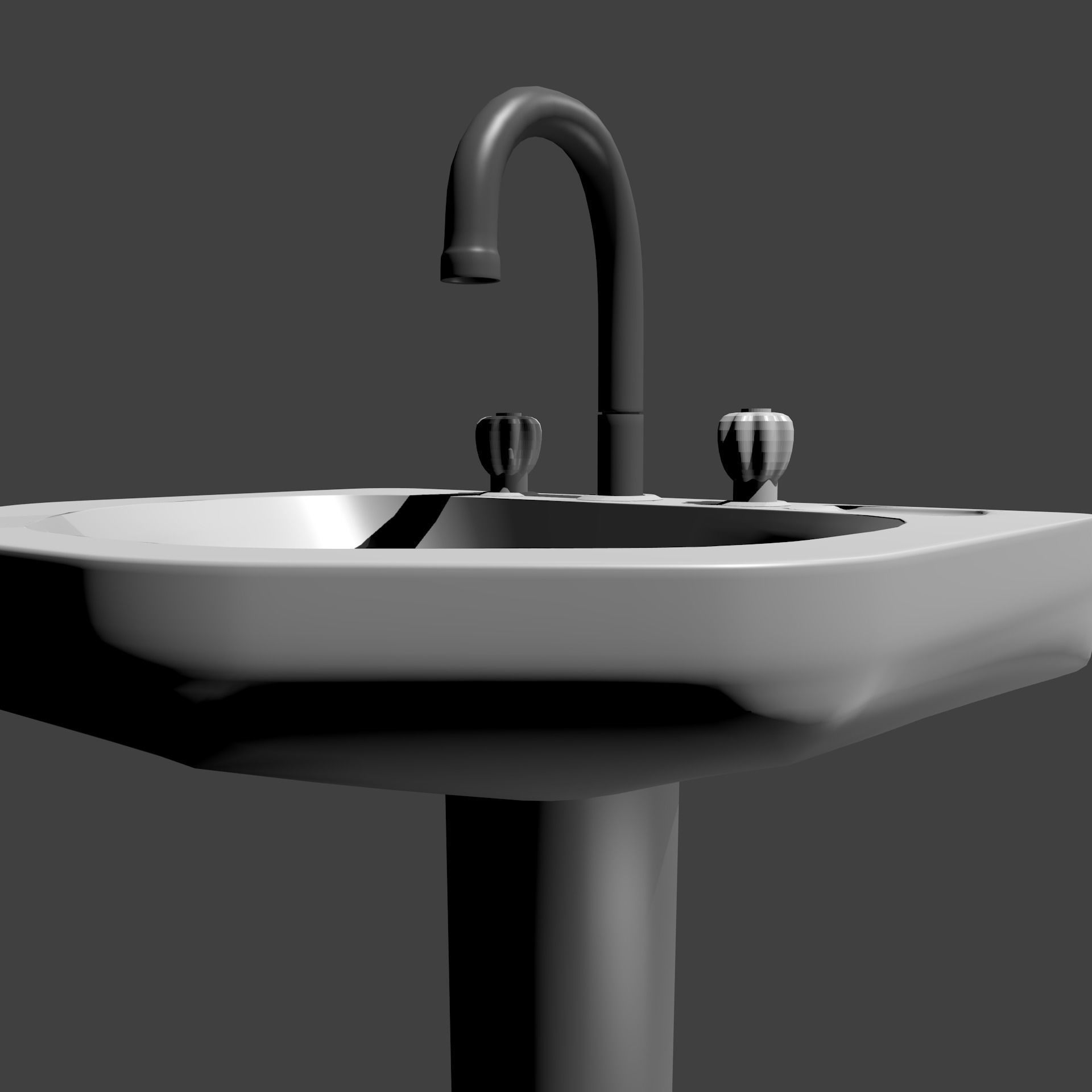 Lavabo sink 3D model_2