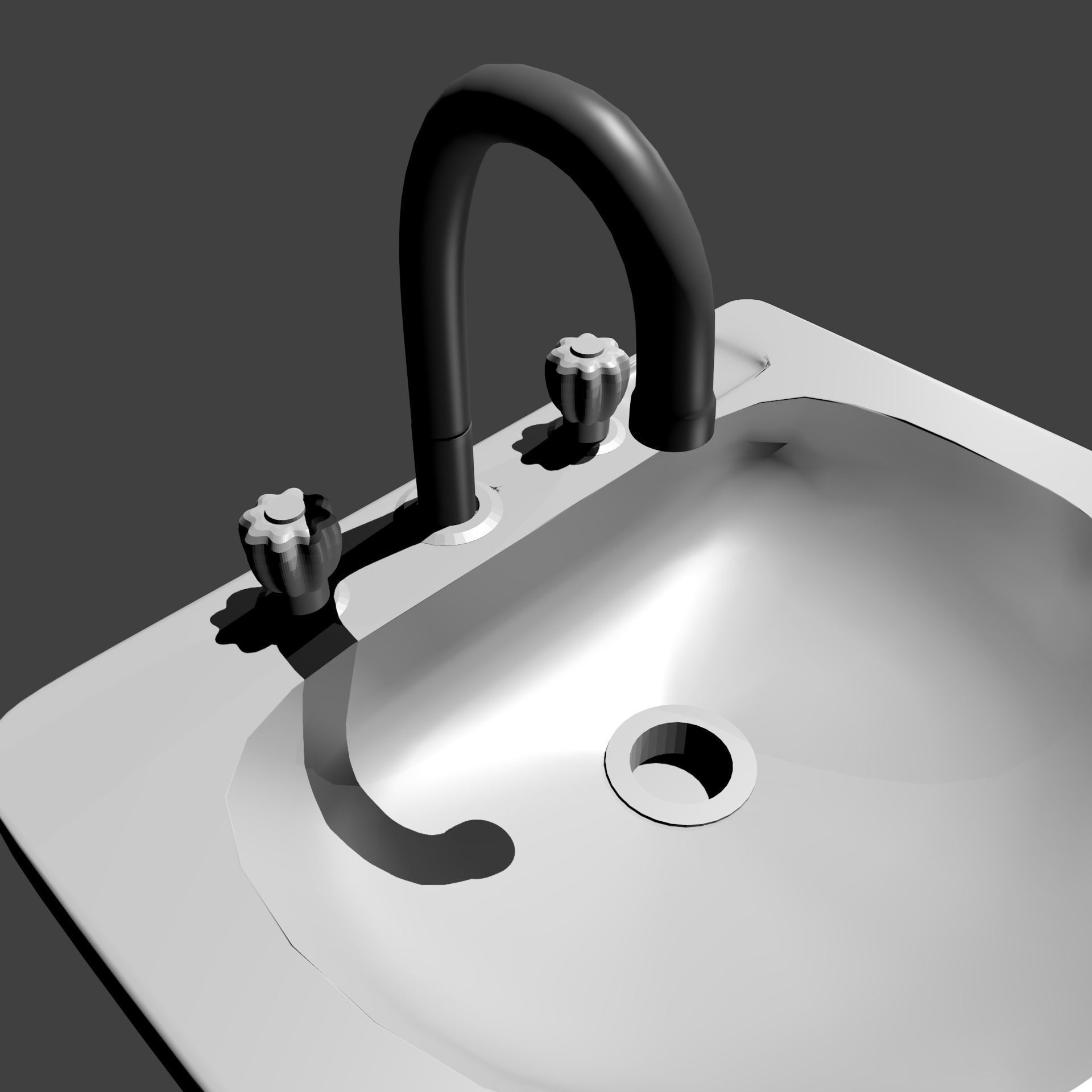 Lavabo sink 3D model_4