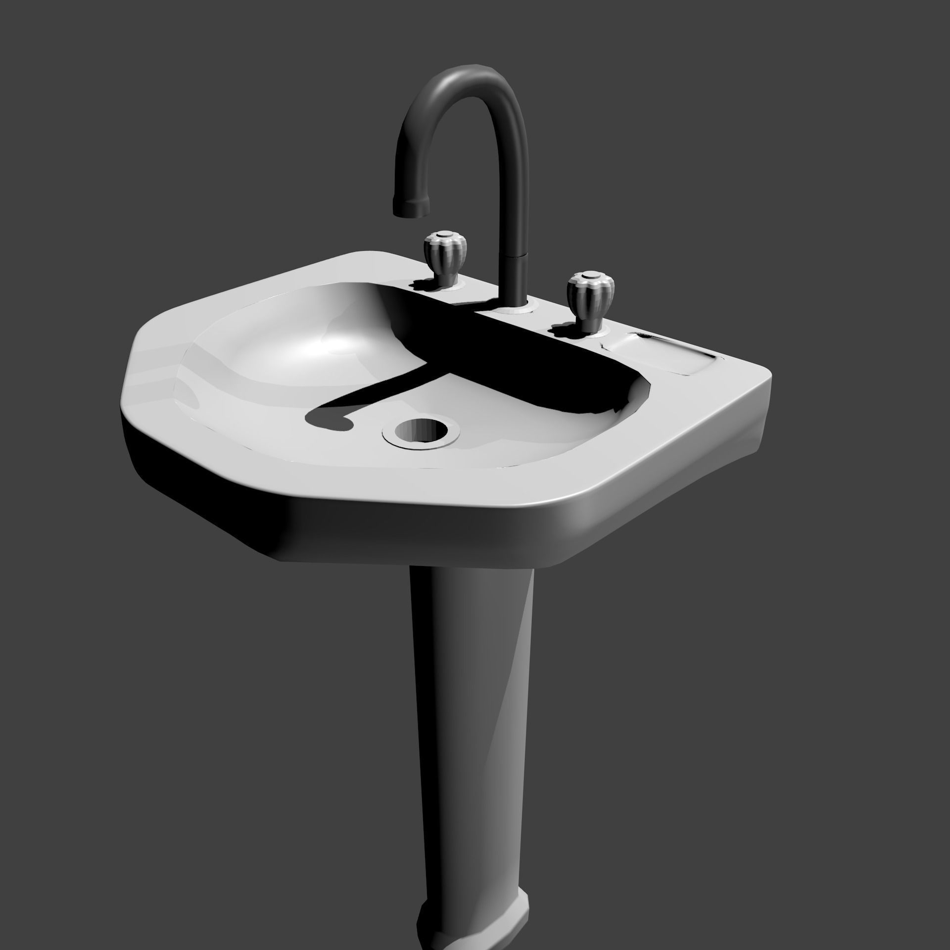 Lavabo sink 3D model_0