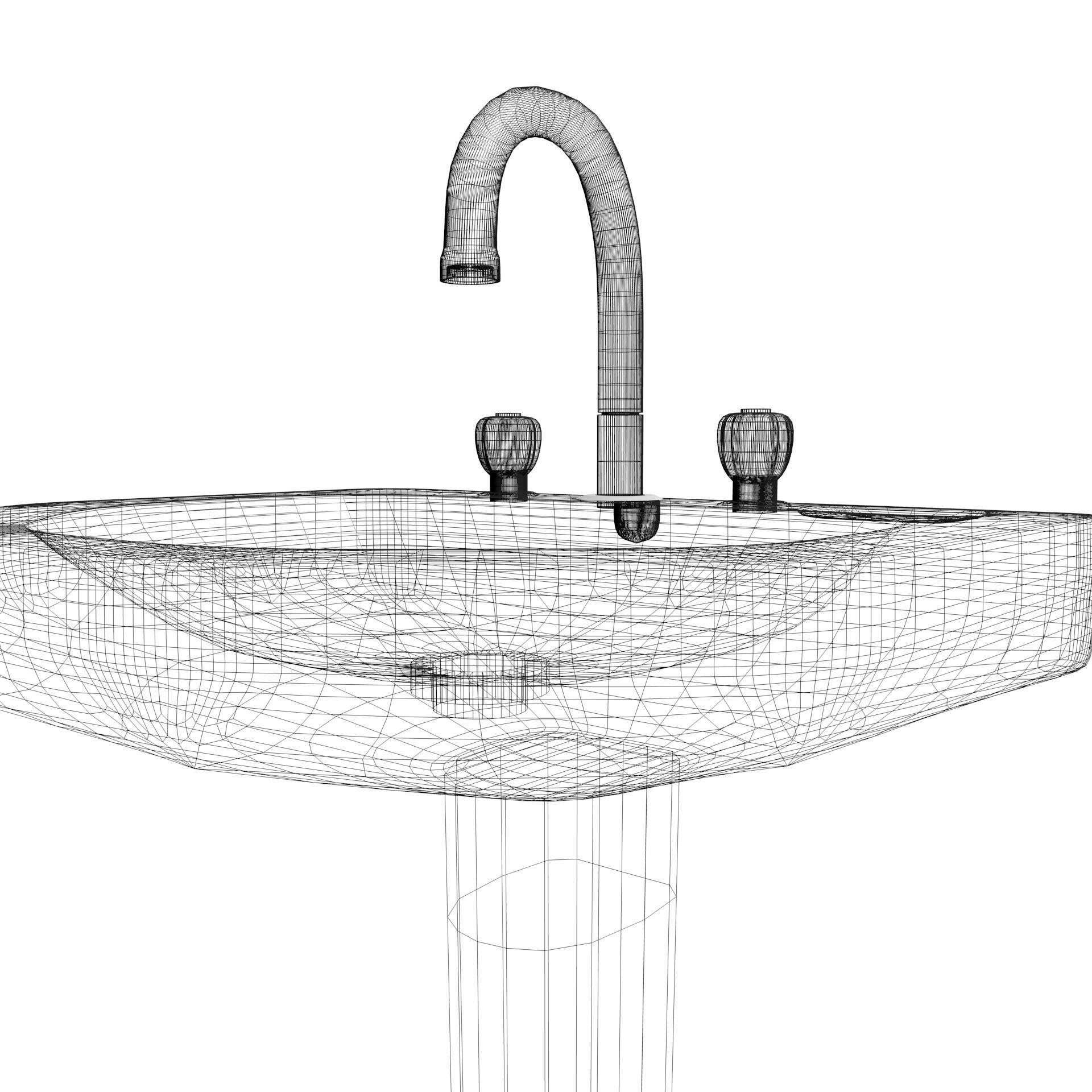 Lavabo sink 3D model_13