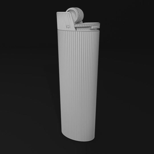Lighter And Box of Matches 3D model_4