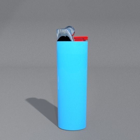 Lighter And Box of Matches 3D model_5