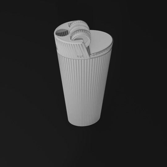 Lighter And Box of Matches 3D model_3