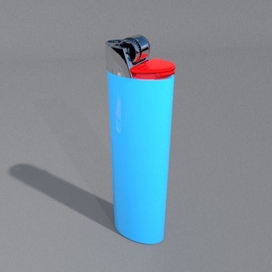 Lighter And Box of Matches 3D model_8