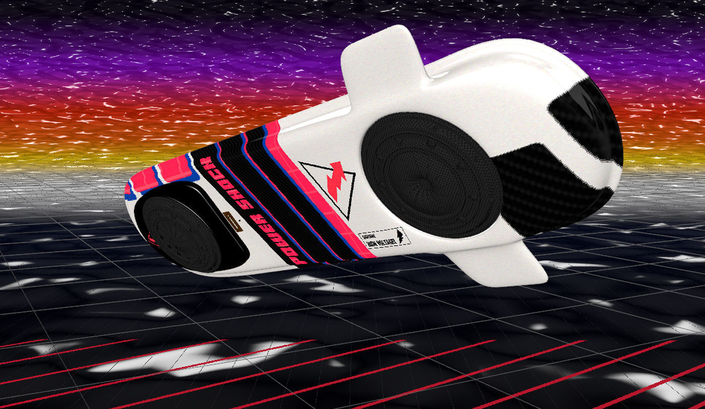 Power Shock Hoverboard  3D model_8