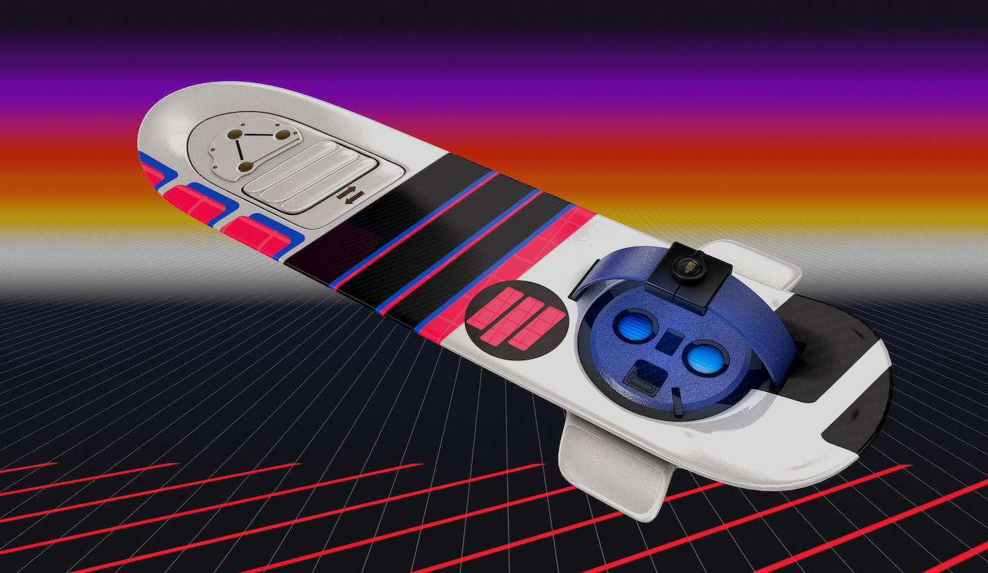 Power Shock Hoverboard  3D model_2