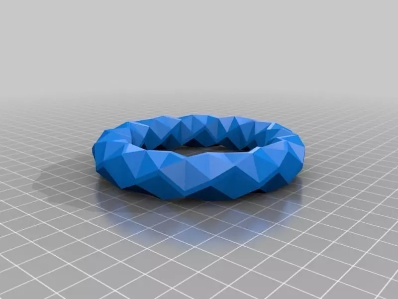 Bracelet Thing 1 Free 3D print model_0