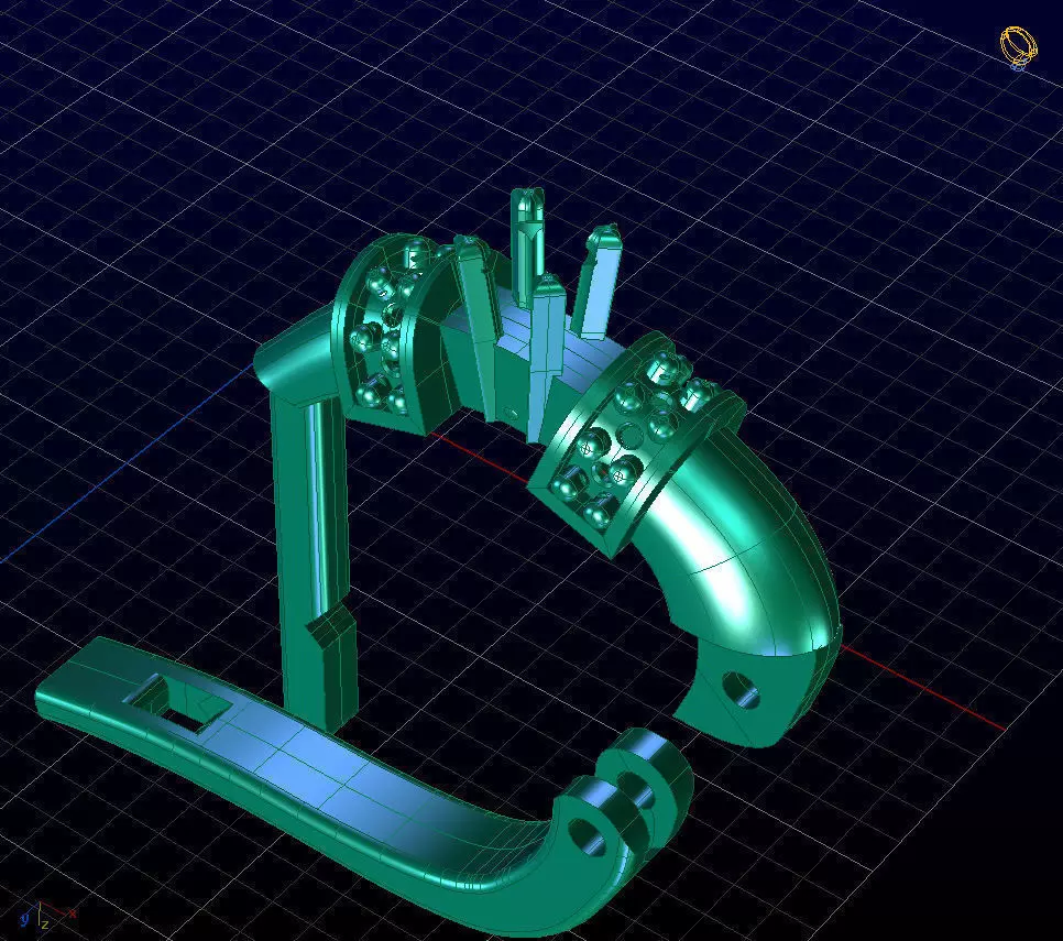 diamond ring Free 3D print model_0