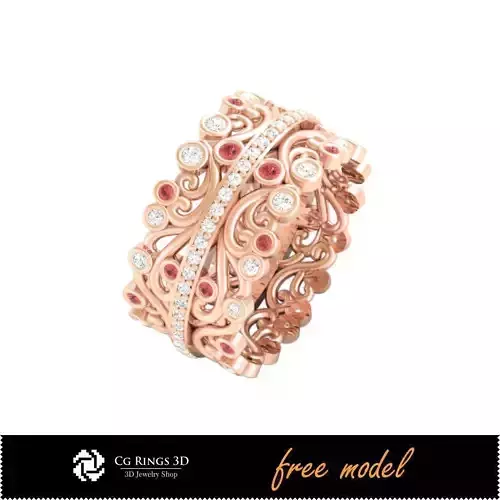 great ring Free 3D print model