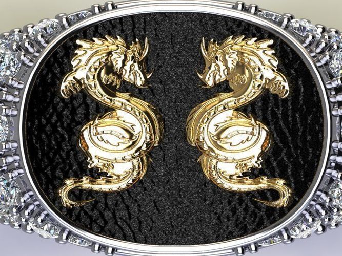 dragon ring Free 3D print model