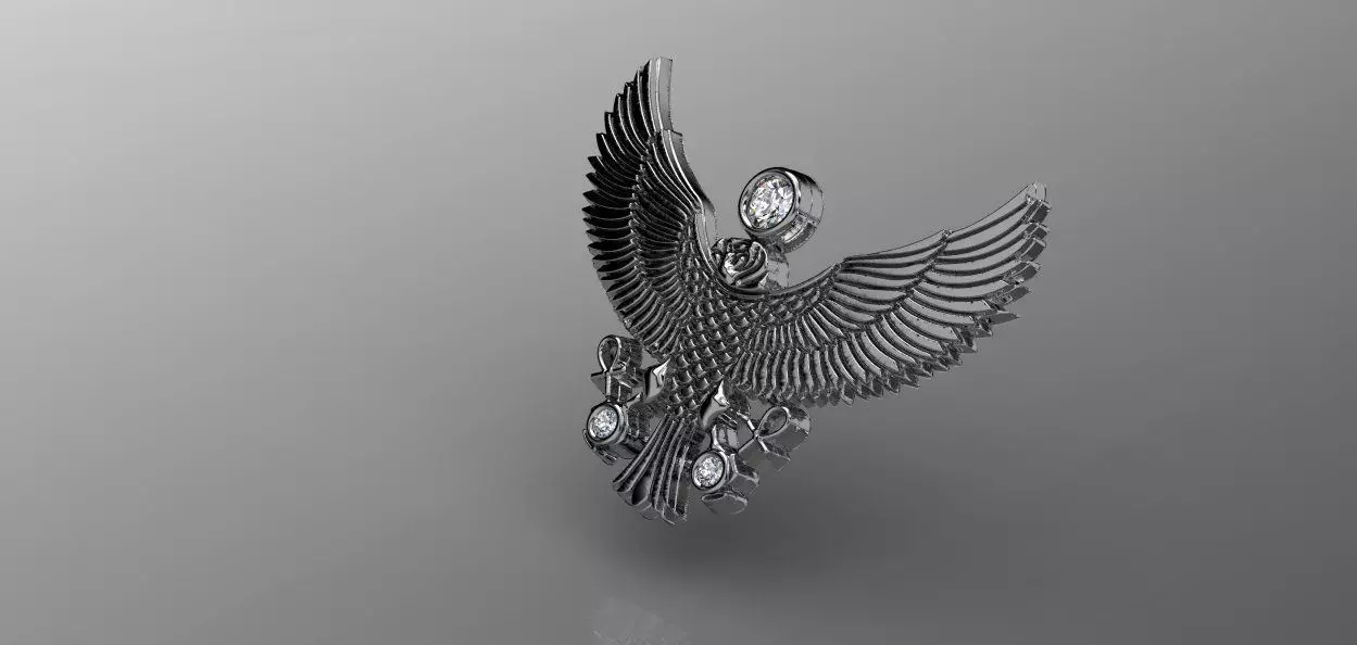eagle pendant Free 3D print model