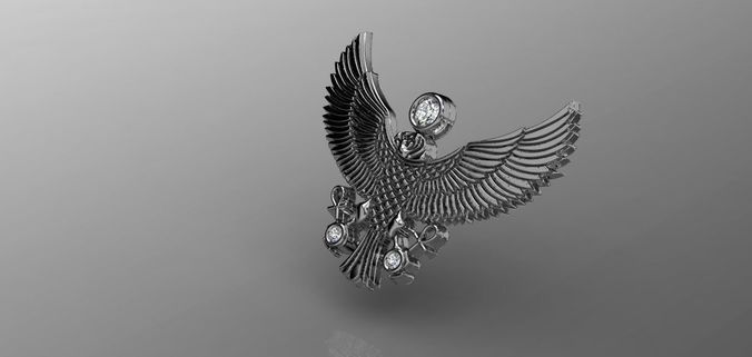 eagle pendant Free 3D print model