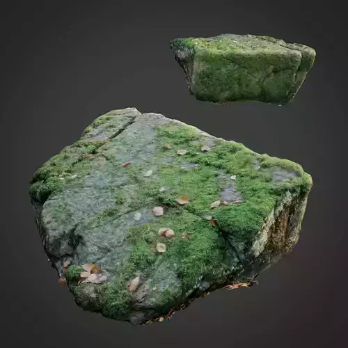 3d scanned nature stone 038