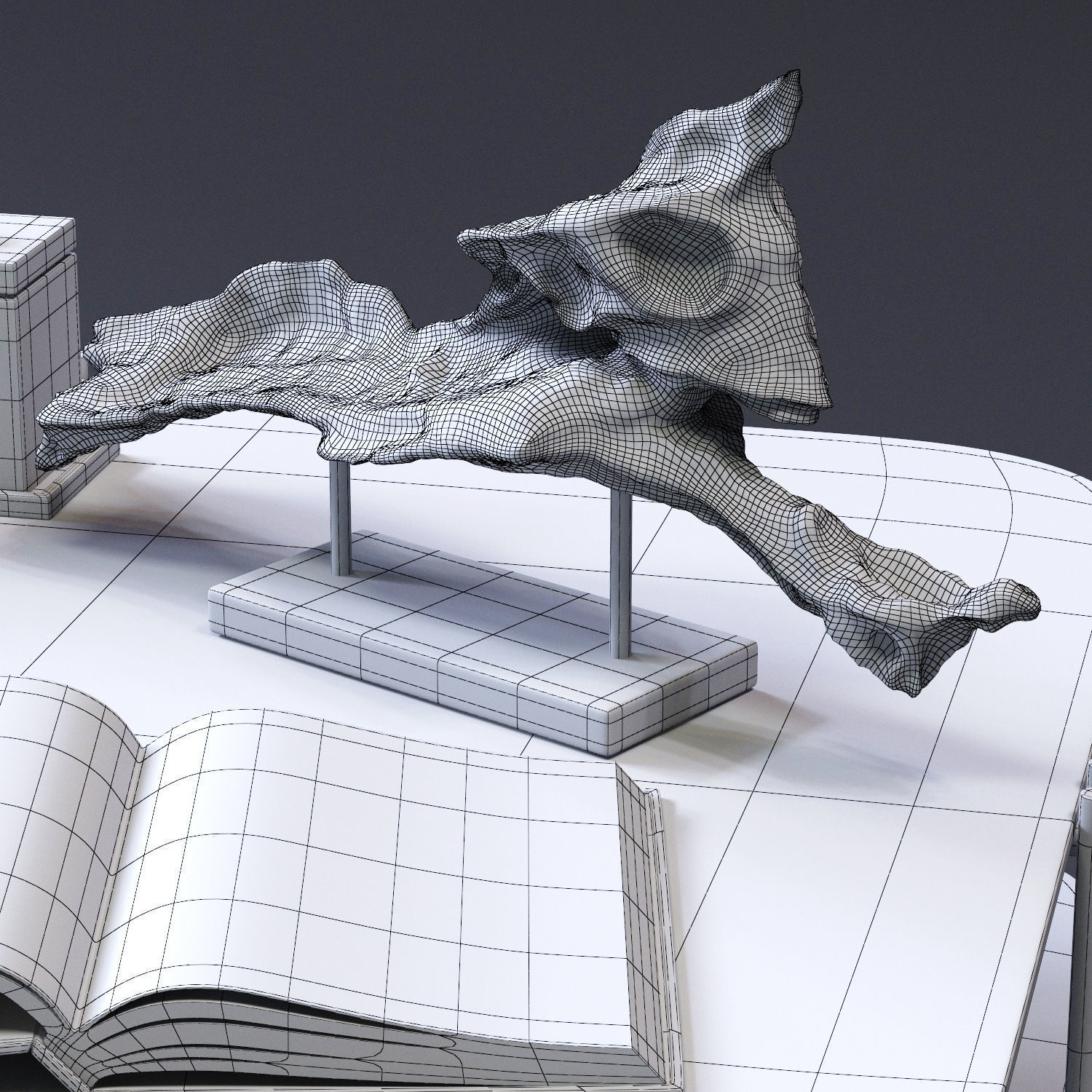 Cattelan Italia Coffee Tables Set 01 Low-poly 3D model_5