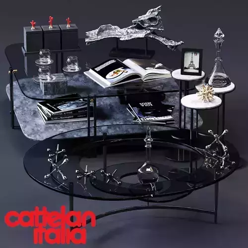 Cattelan Italia Coffee Tables Set 01