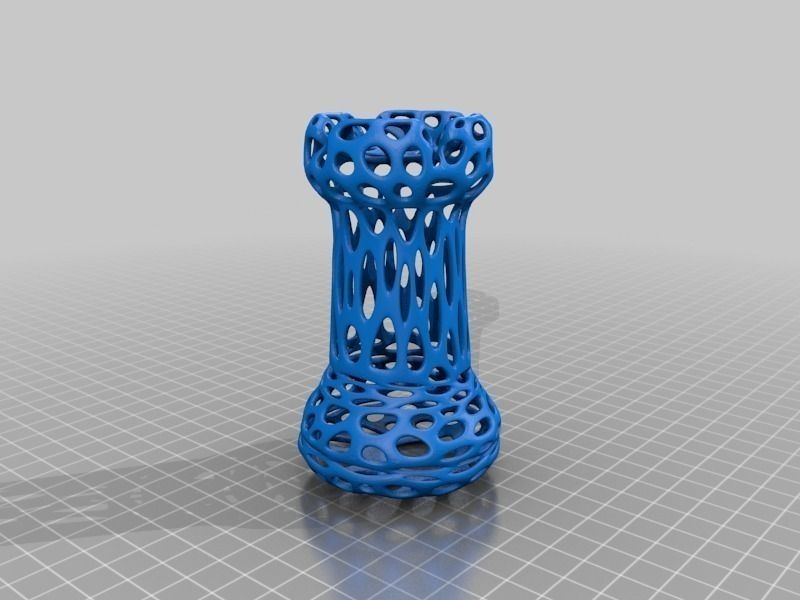 Chess Set - Voronoi Style Free 3D print model_9