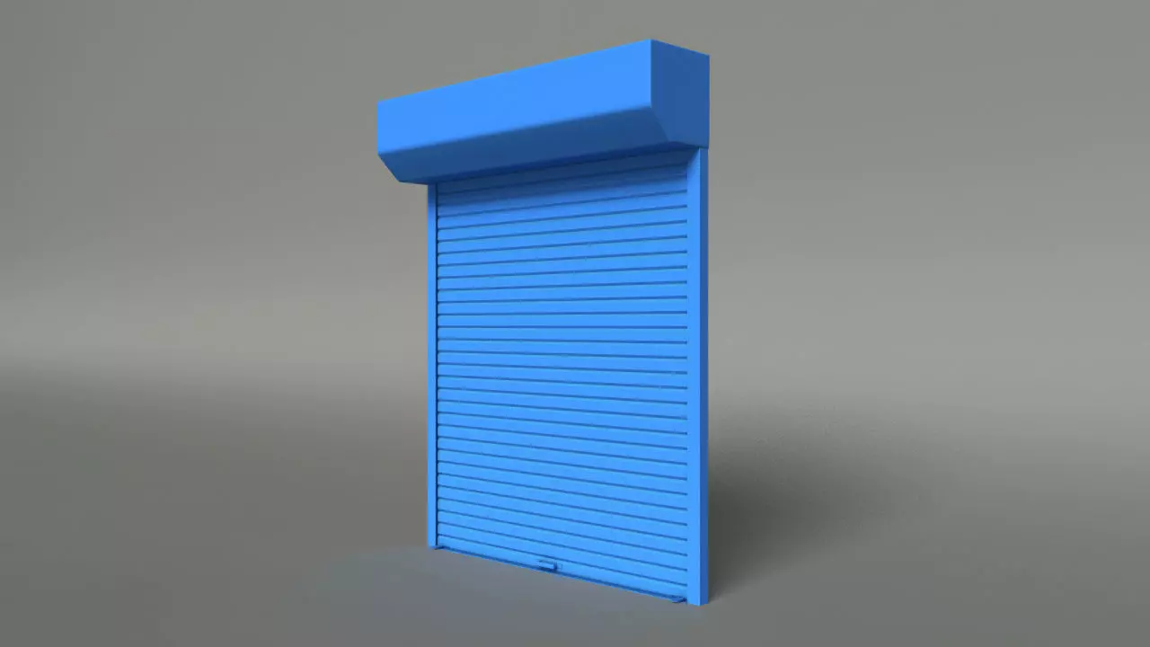 shutter roller door 3D model